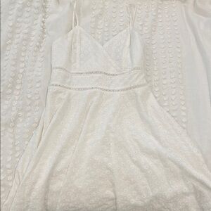 Altar'd State Cream Floral Textured Dress